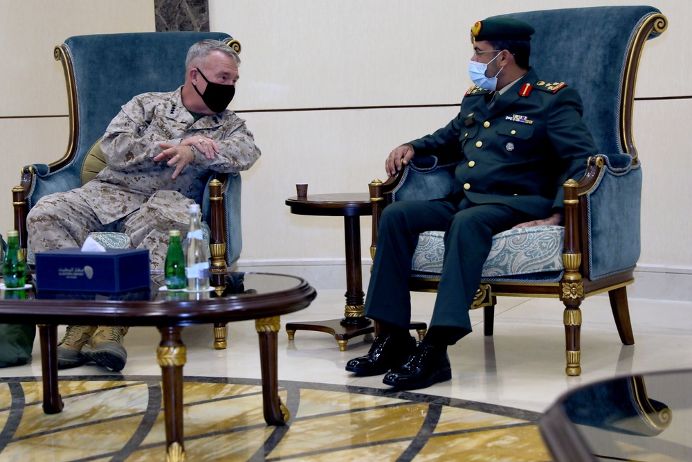 CENTCOM commander meets with key leaders in UAE