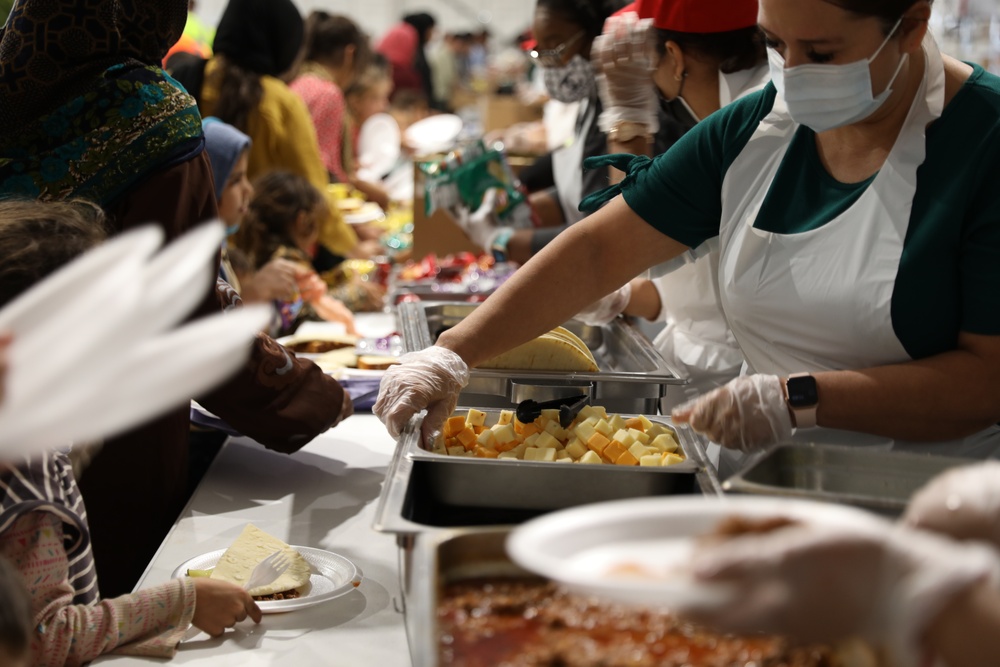 New Dining Facility Opens in Aman Omid Village at Holloman Air Force Base