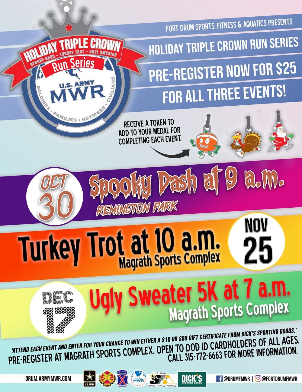 DVIDS - News - Fort Drum FMWR offers new Holiday Triple Crown Run Series