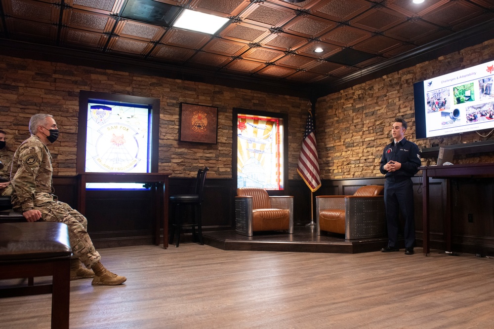 SEAC Visits 89th Airlift Wing