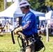 Staff Sgt. Patrick Miller competes in 2021 International Lineman's Rodeo