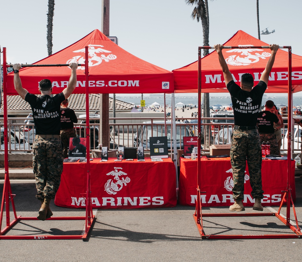 Orange County Marines Attend Pacific Air Show