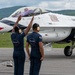 Thunderbirds fly over Pocono Raceway