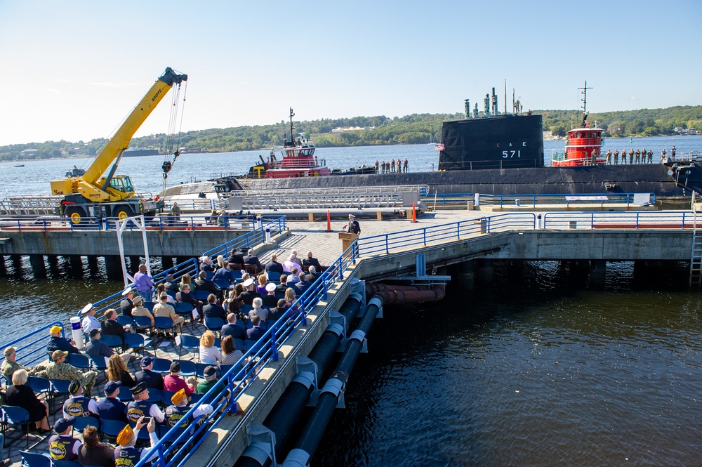 Navy celebrates commencement of long-anticipated preservation of Historic Ship Nautilus