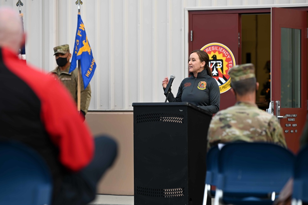 173rd Fighter Wing’s new Resilience Operations Center ribbon cutting