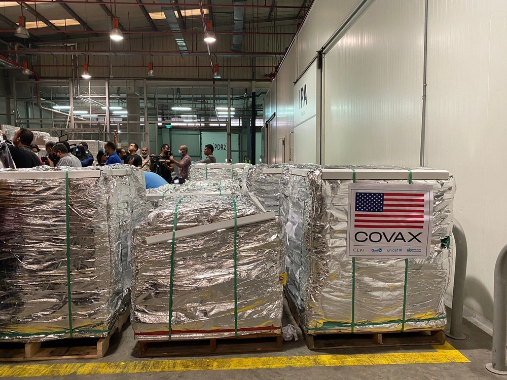 Pfizer COVID-19 Vaccine Delivery Egypt