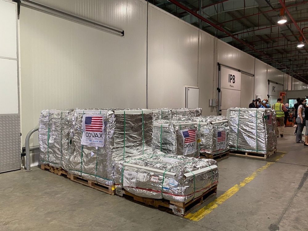 Pfizer COVID-19 Vaccine Delivery Egypt