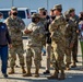 Ms. Polly Hall and Brig. Gen. Erskine visit Fort Pickett