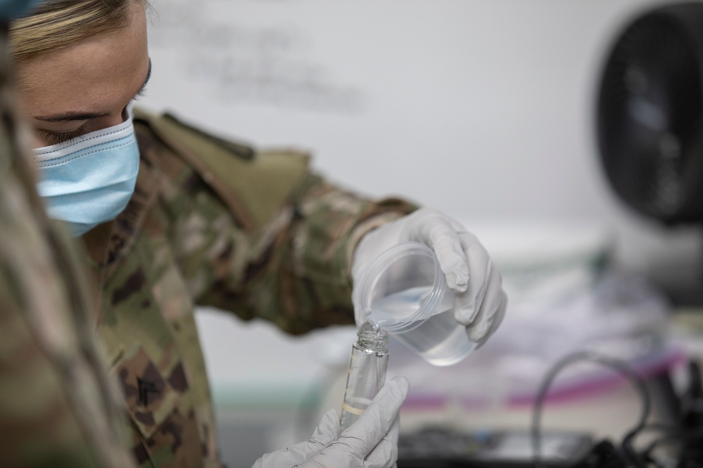 Preventive medicine team performs checkups to ensure health and safety on Dona Ana