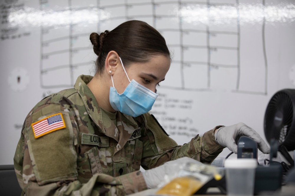 Preventive medicine team performs checkups to ensure health and safety on Dona Ana