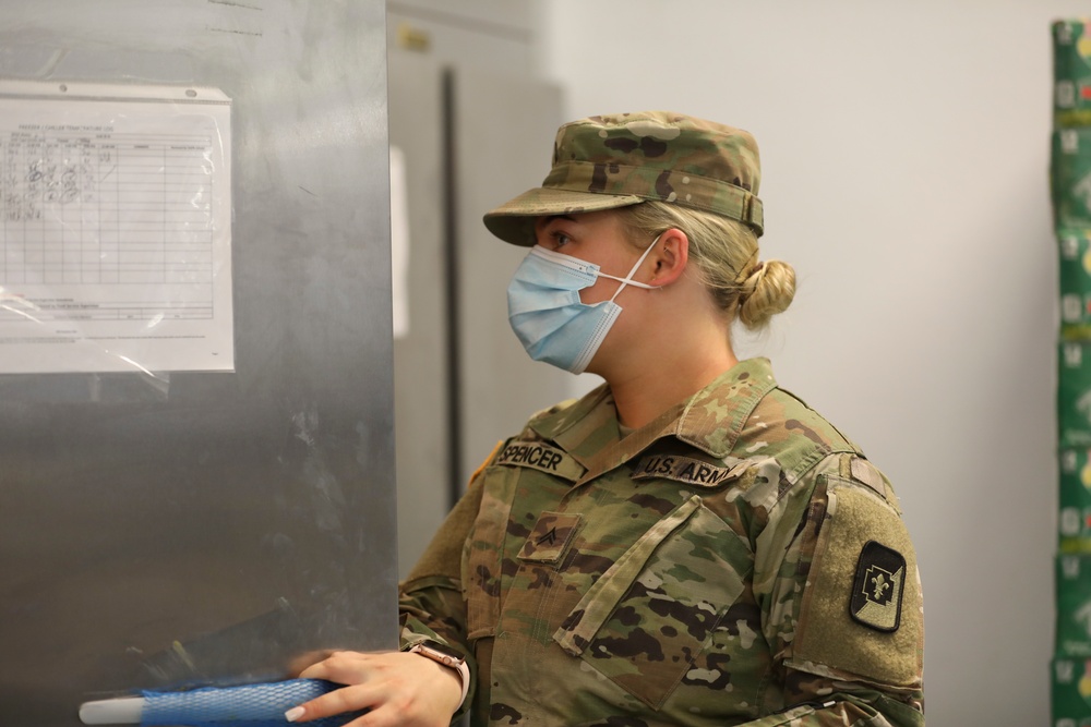 Preventive medicine team performs checkups to ensure health and safety on Dona Ana