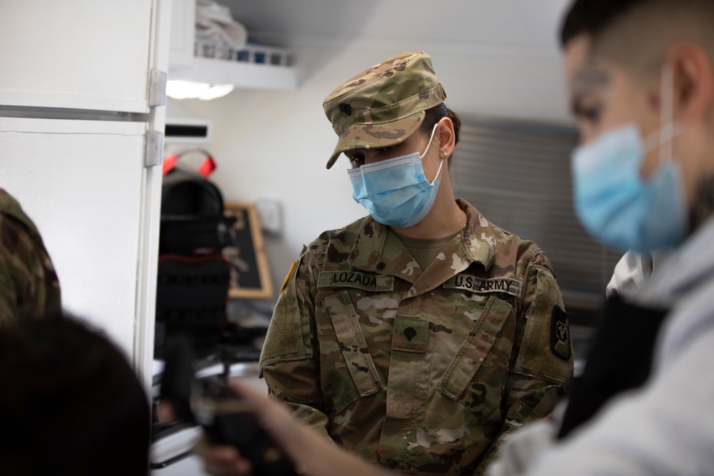 Preventive medicine team performs checkups to ensure health and safety on Dona Ana