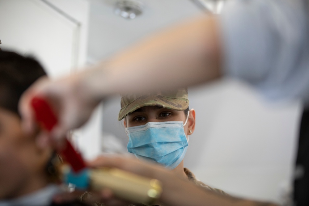 Preventive medicine team performs checkups to ensure health and safety on Dona Ana