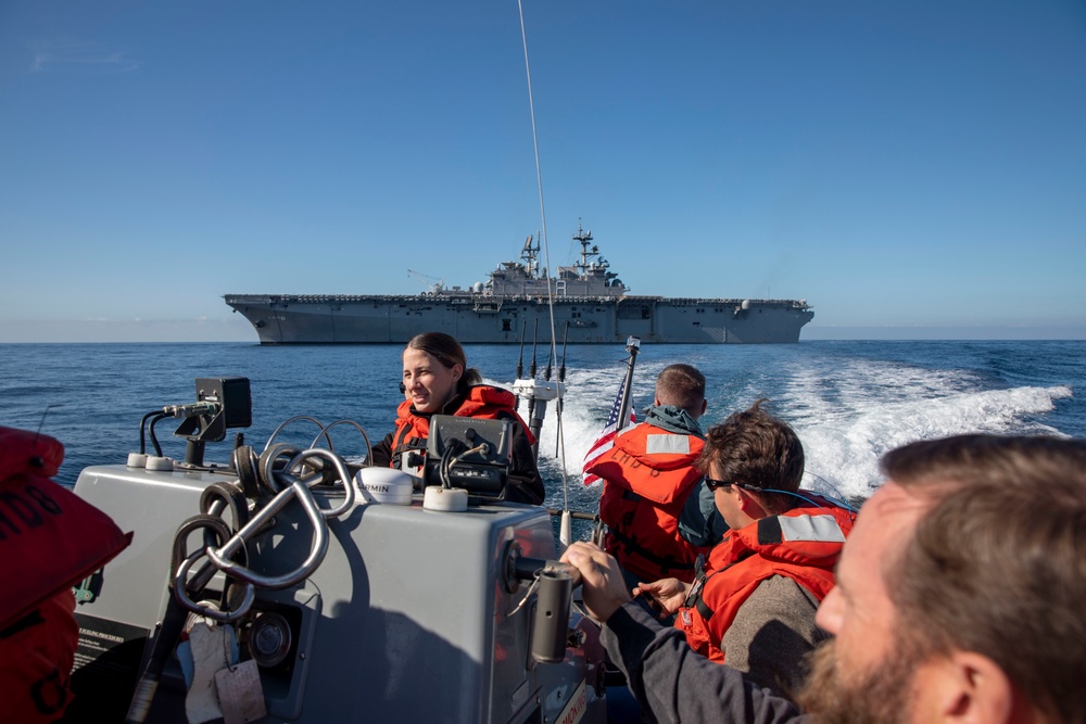 USS Makin Island Small Boat Operations