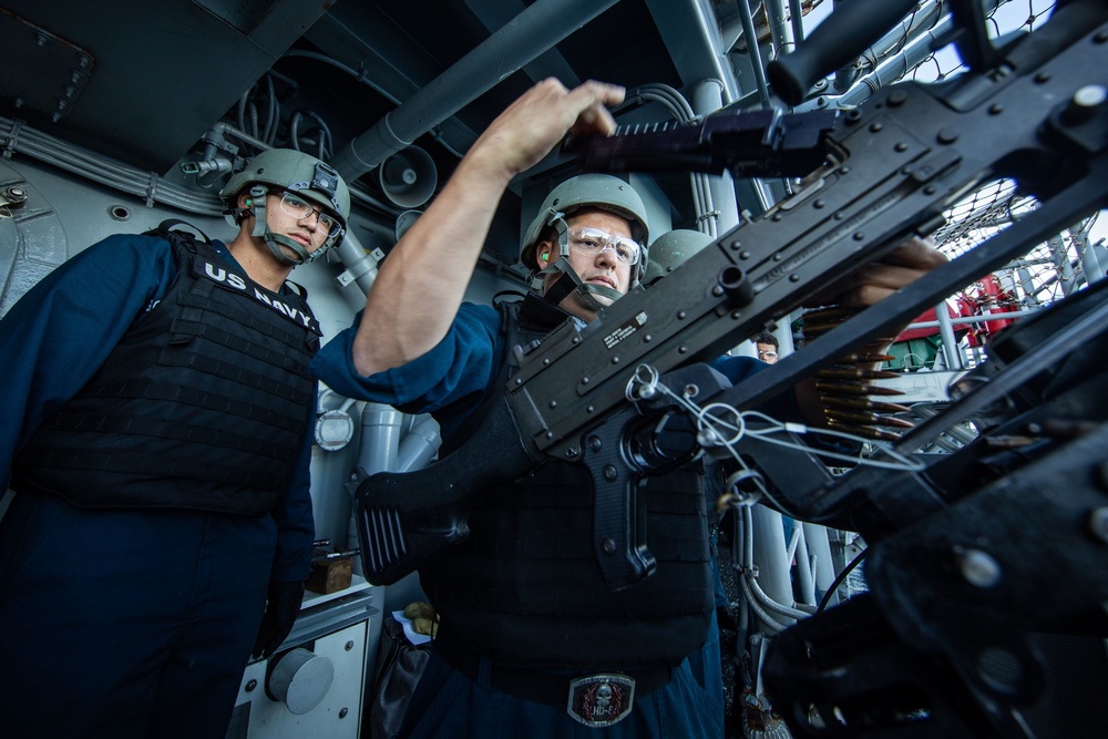 USS Makin Island Live Fire Training