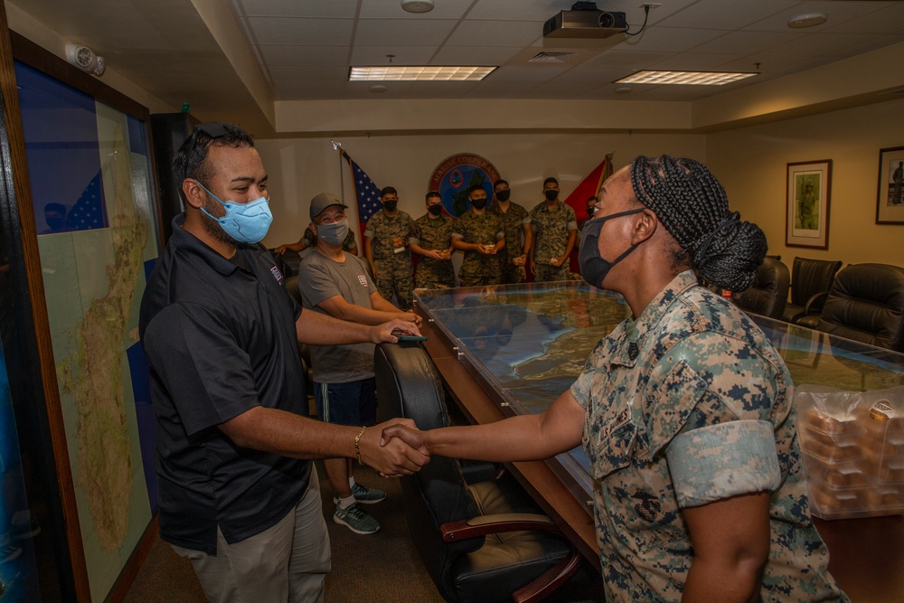 USO Tumon Bay Visits MCB Camp Blaz