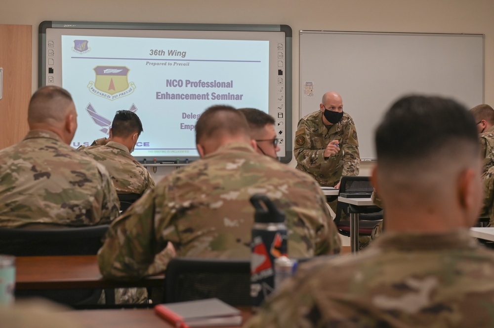 Andersen AFB hosts a NCO Professional Enhancement Seminar