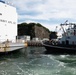 Newly Built Barracks Craft APL 67 Moored in Yokosuka