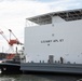 Newly Built Barracks Craft APL 67 Moored in Yokosuka