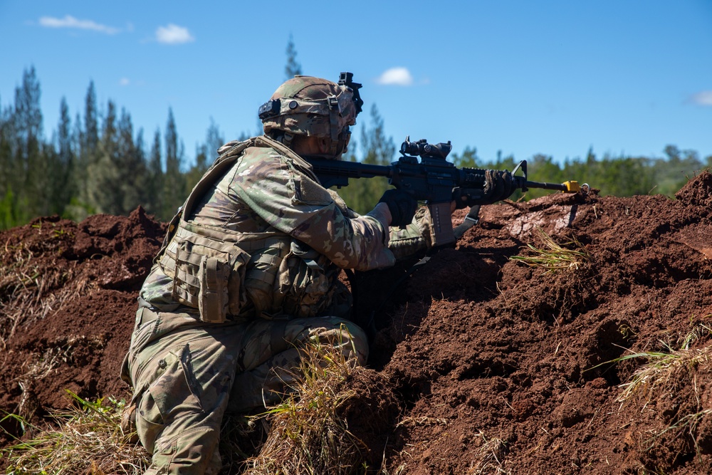 25th ID Soldiers prepare for convoy movement during JPMRC rotation 22-01