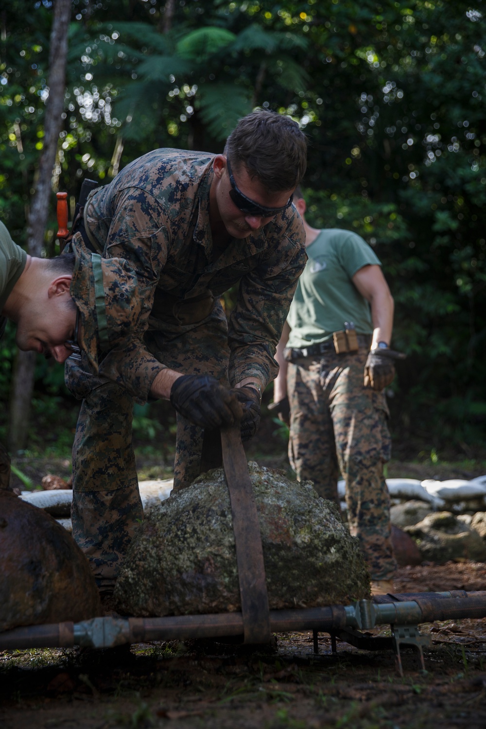 Palau's First Buried Disposal