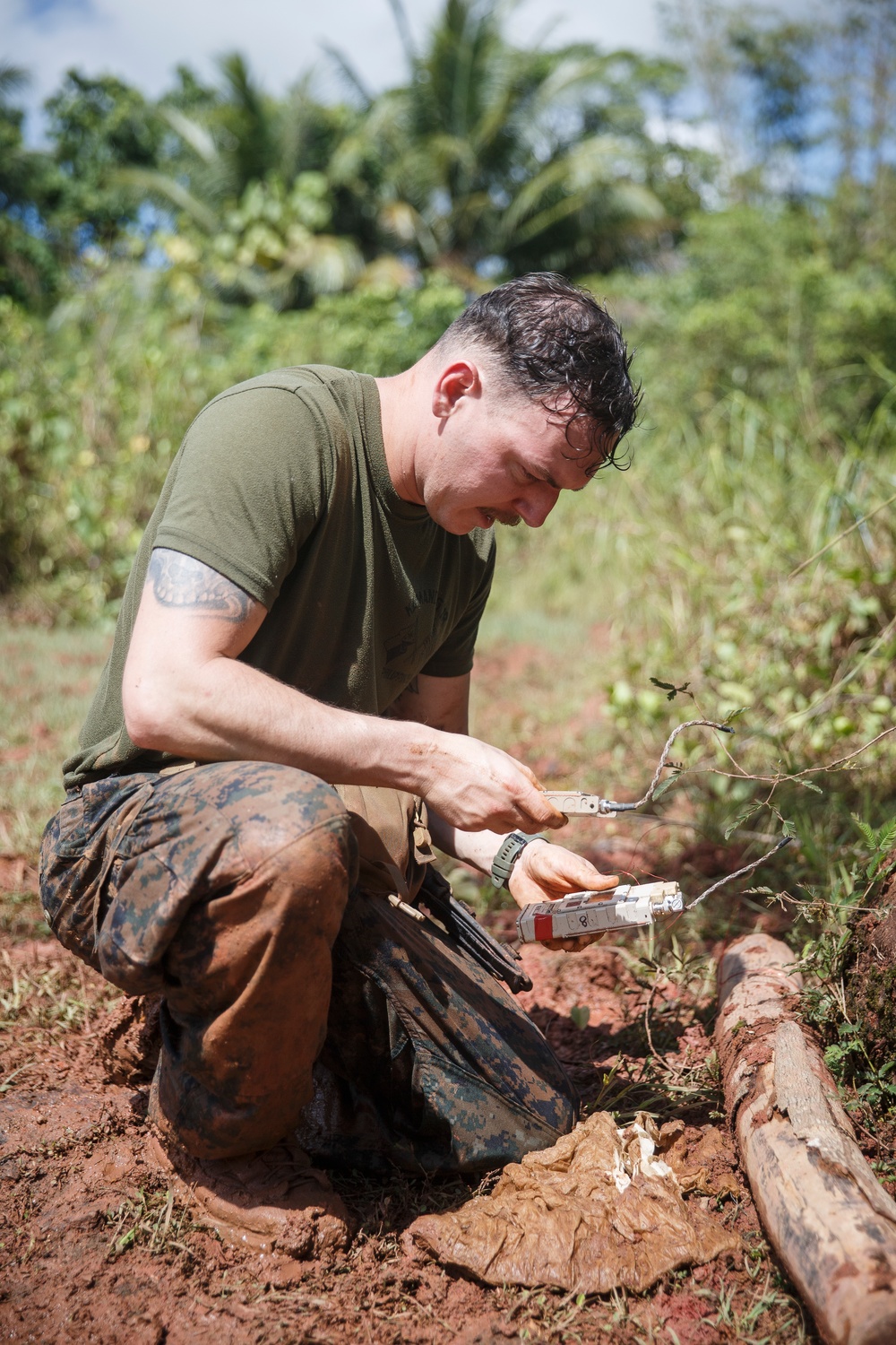 Palau's First Buried Disposal