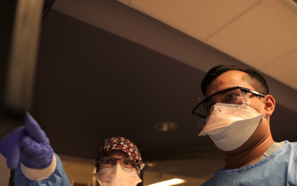 Medical Readiness Team provide care to ICU patients