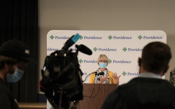 Medical Readiness Team provide care to ICU patients