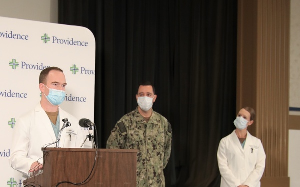 Medical Readiness Team provide care to ICU patients