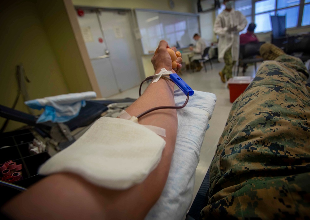 Blood Drive on Camp Foster