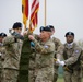 522nd MI Battalion cases colors enroute to Italy