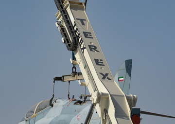 Multi-national forces transport Kuwait aircraft