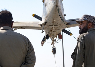 Multi-national forces transport Kuwait aircraft