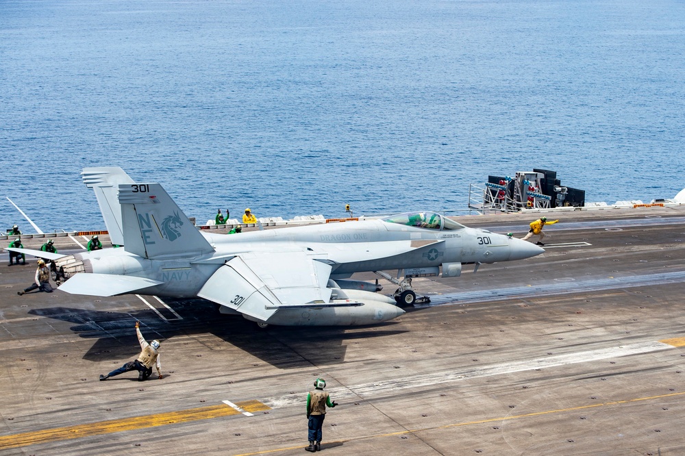 USS Carl Vinson (CVN 70) Conducts Flight Operations in 7th Fleet