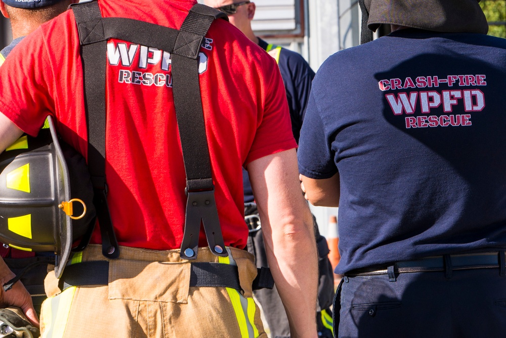 Wright-Patterson firefighters train to keep skills sharp