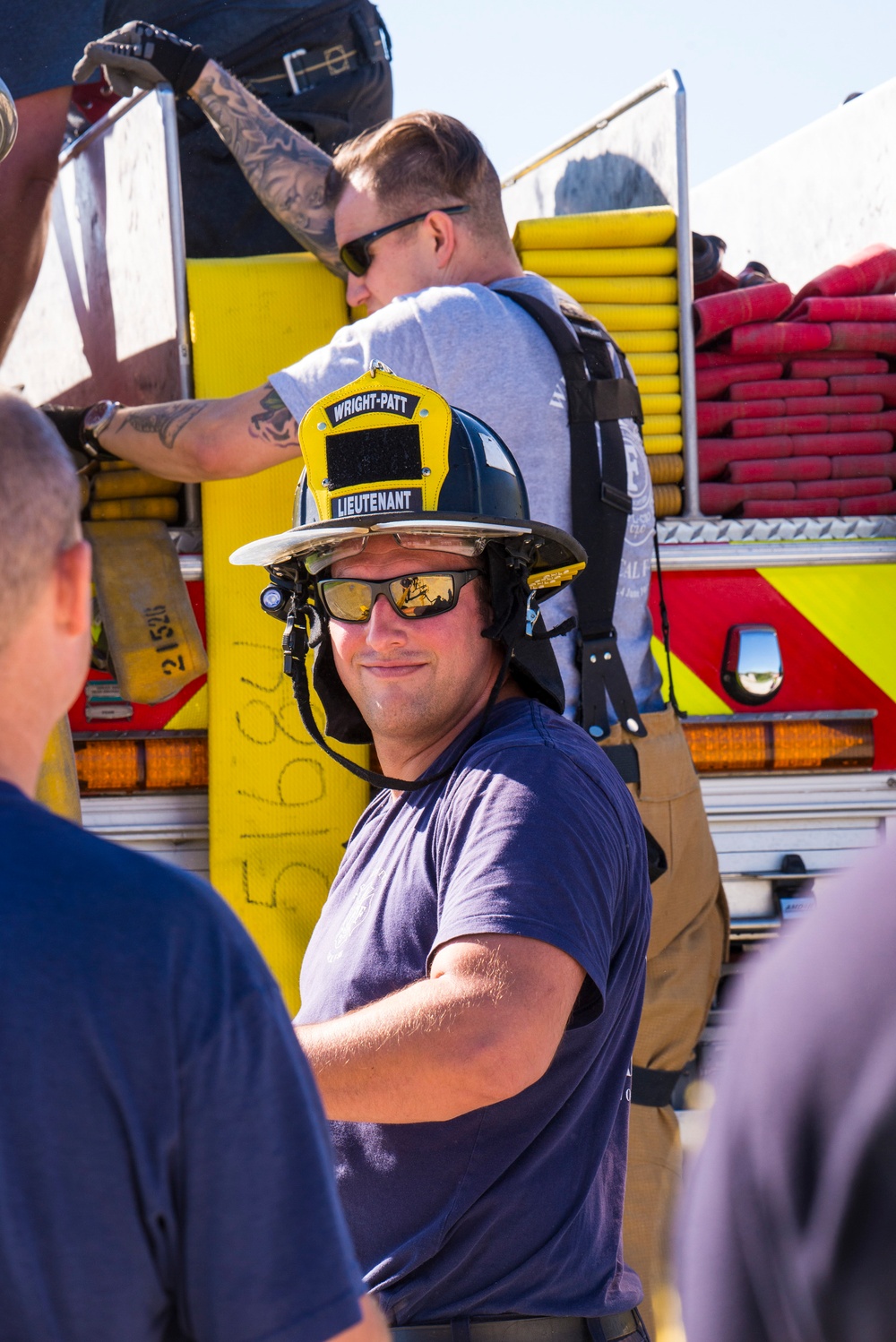 Wright-Patterson firefighters train to keep skills sharp