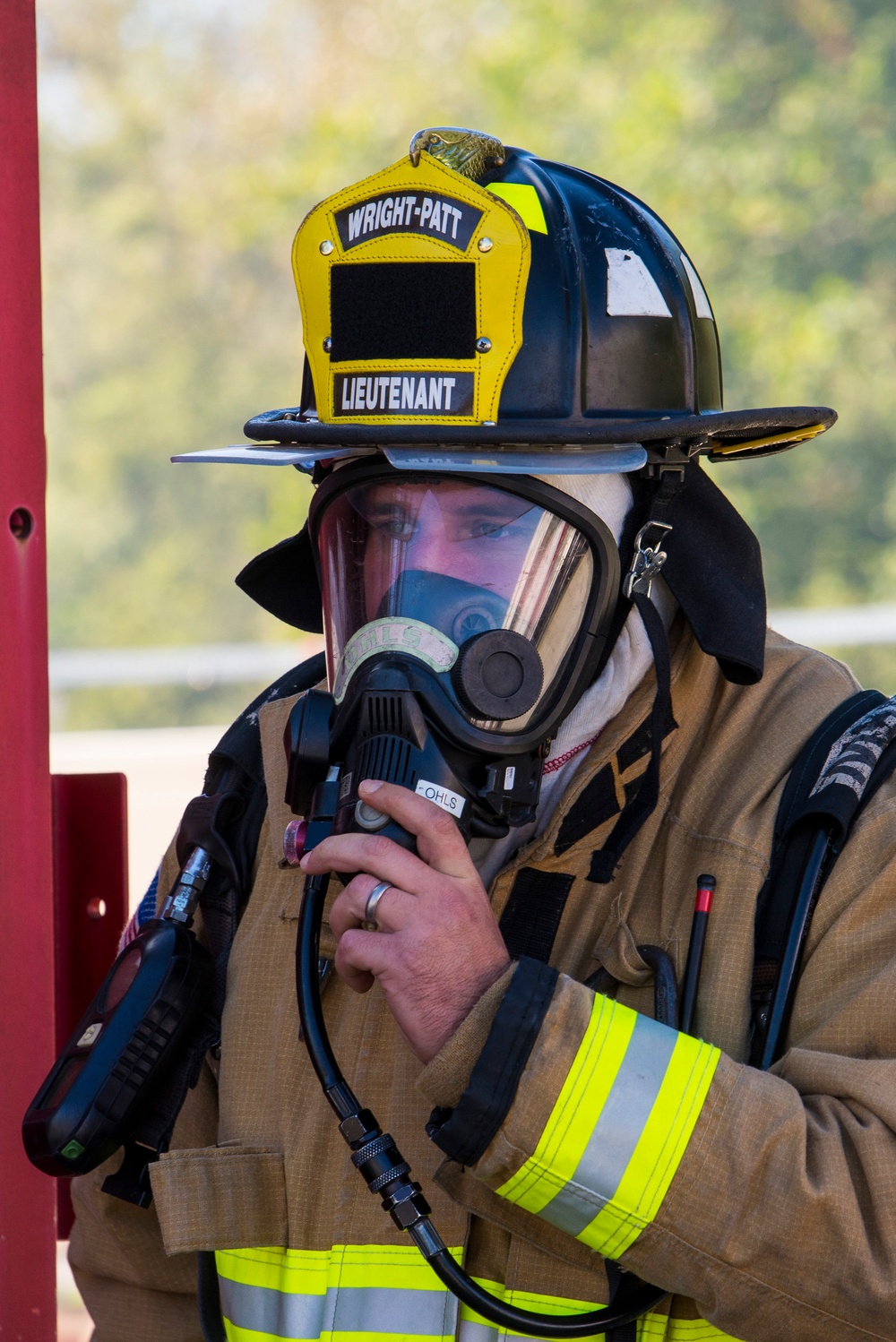 Wright-Patterson firefighters train to keep skills sharp