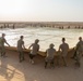 332nd AEW Airmen layout collapsible fabric tank