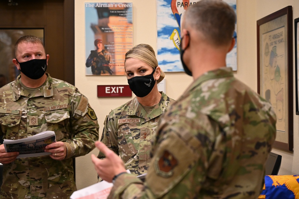 Maj. Gen. Edmondson Visits the 351st Special Warfare Training Squadron