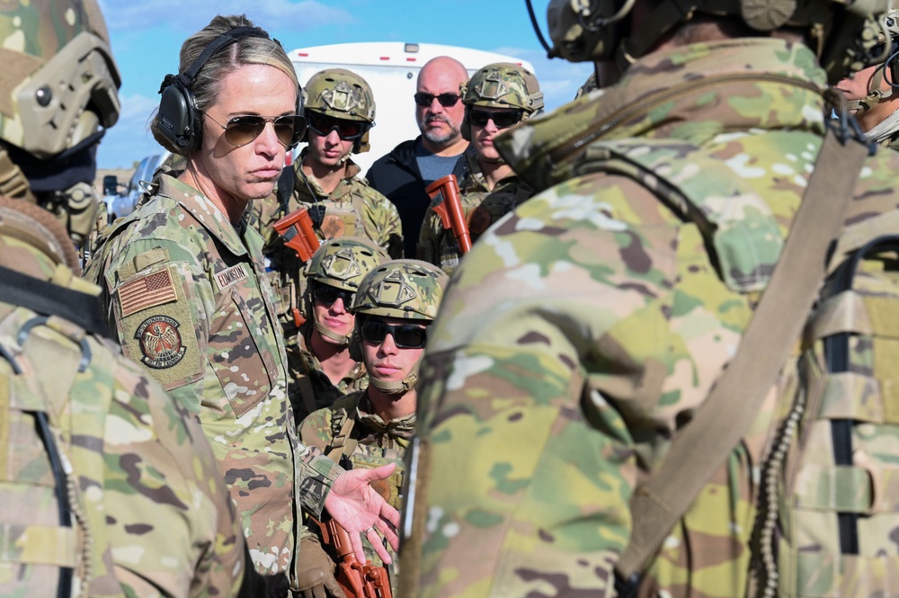 Maj. Gen. Edmondson Visits the 351st Special Warfare Training Squadron