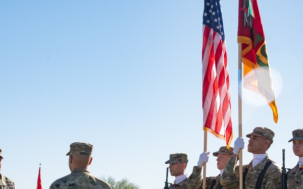1st Armored Division Division Sustainment Brigade Reflagging Ceremony