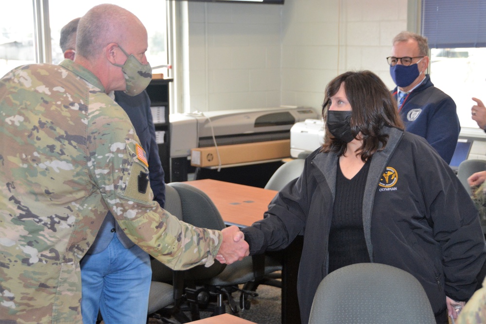 Medical VIPs visit exercise at Fort Indiantown Gap