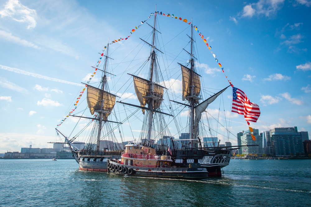 USS Constitution hosts Chief Petty Officer Heritage Weeks