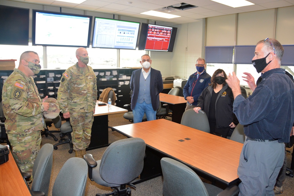 Medical VIPs visit exercise at Fort Indiantown Gap