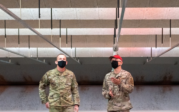 Brigadier Gen. Darren Cole visits McConnell