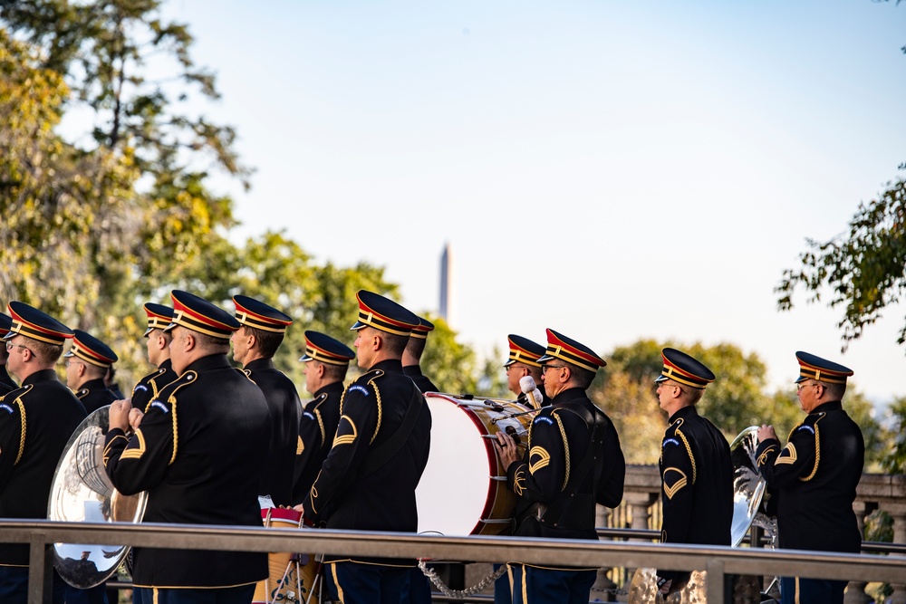 Lt. Gen. Charalampos Lalousis, Chief of the Hellenic Army General Staff Participates in an Army Full Honors Wreath-Laying Ceremony at the Tomb of the Unknown Soldier