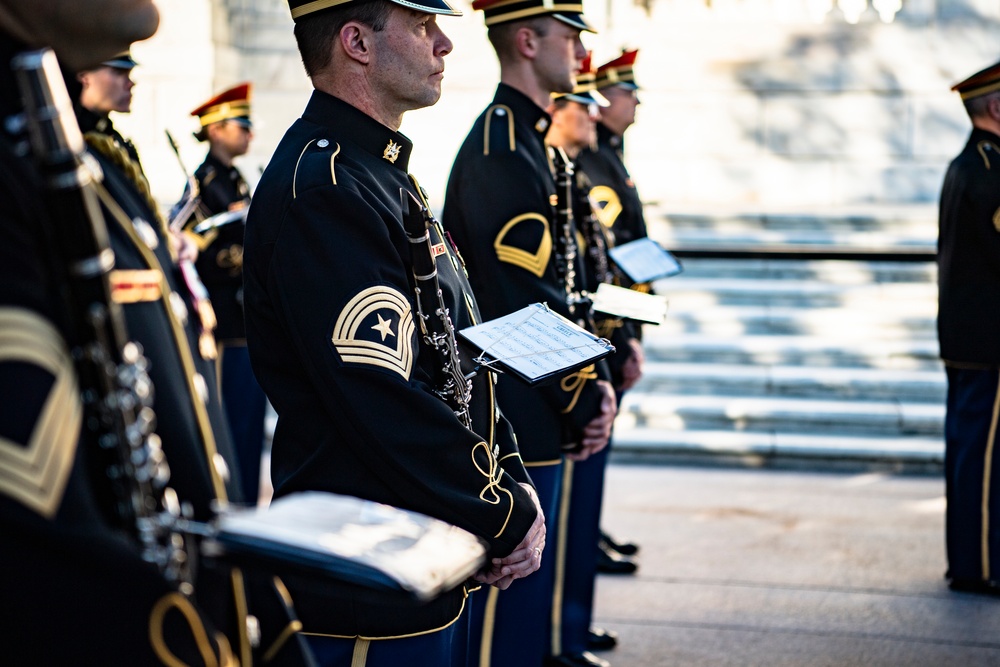 Lt. Gen. Charalampos Lalousis, Chief of the Hellenic Army General Staff Participates in an Army Full Honors Wreath-Laying Ceremony at the Tomb of the Unknown Soldier