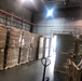 Pallets of coffee, unloaded and ready