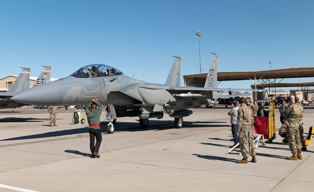 F-15EX Integrated Test and Evaluation at Nellis AFB