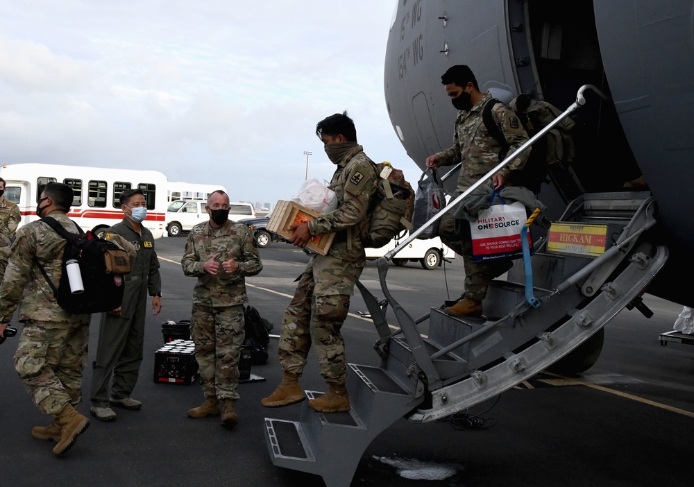 Hawaii Army National Guard returns from Washington DC